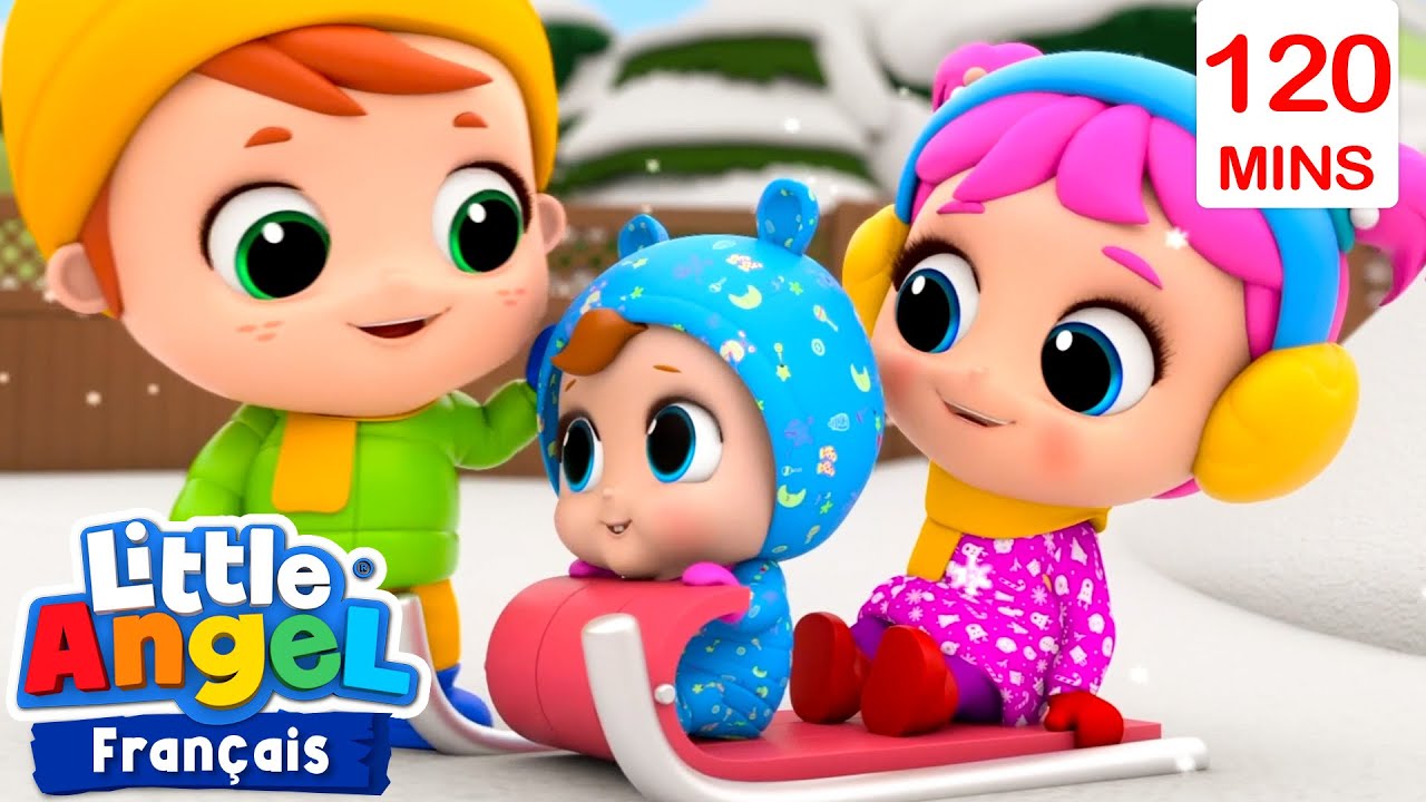 C'est l'hiver | Comptines avec Bébé Louis | Little Angel Français