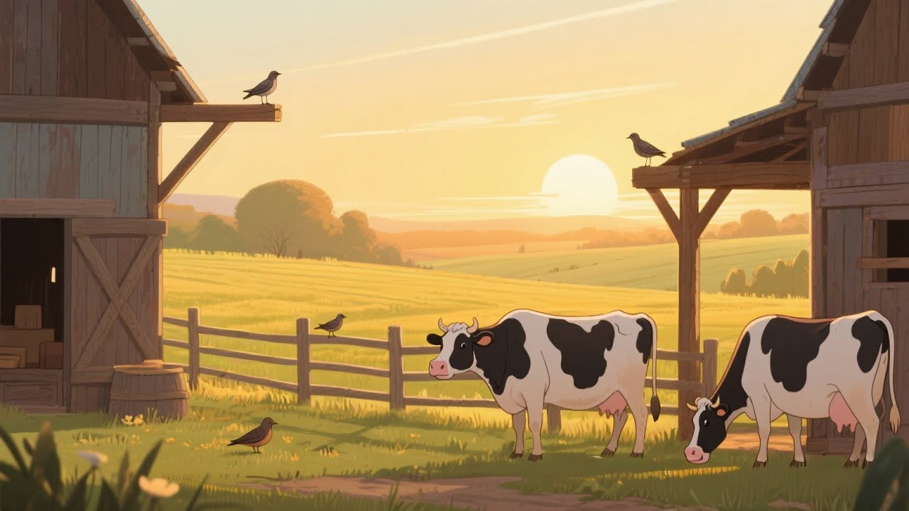 A Cozy 1940s Cow Farm — Another Room Where Barns Rest Under Wide Skies