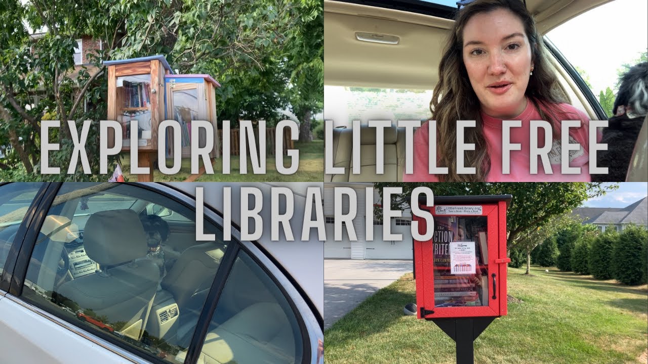 EXPLORING LITTLE FREE LIBRARIES IN MY TOWN | 2024