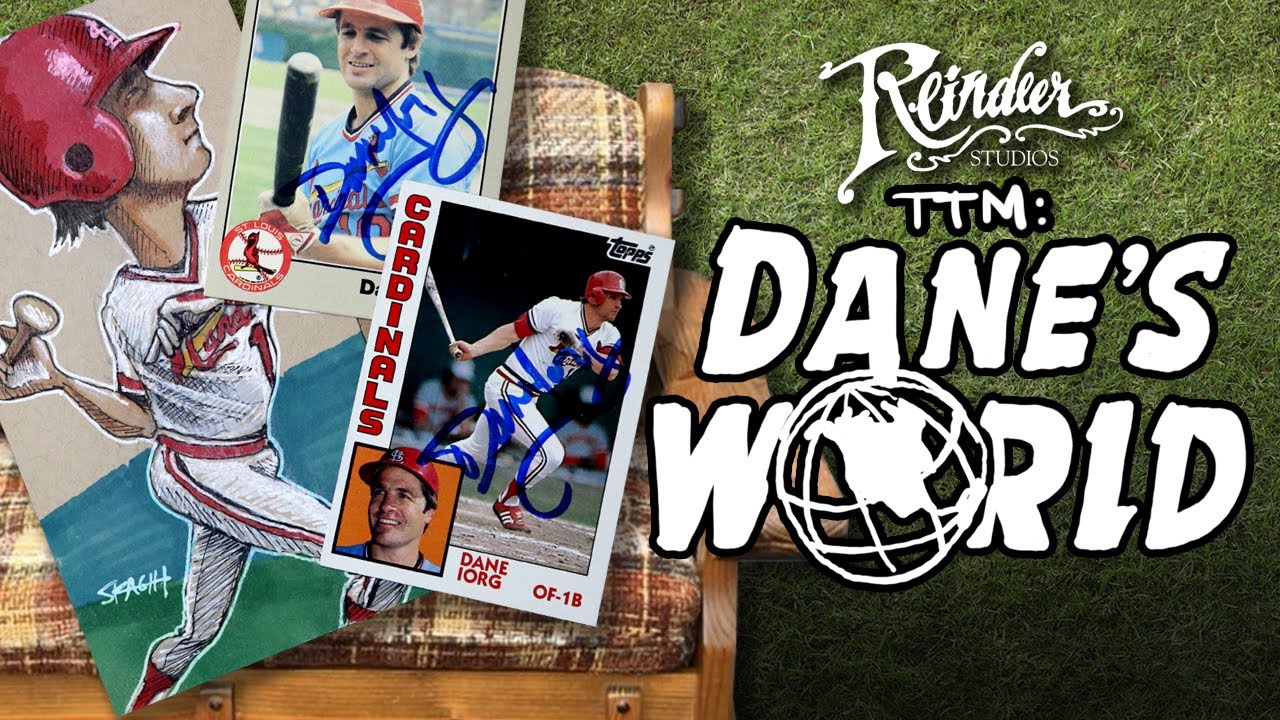Dane Iorg Doodle and 2/2 Autograph TTM Success