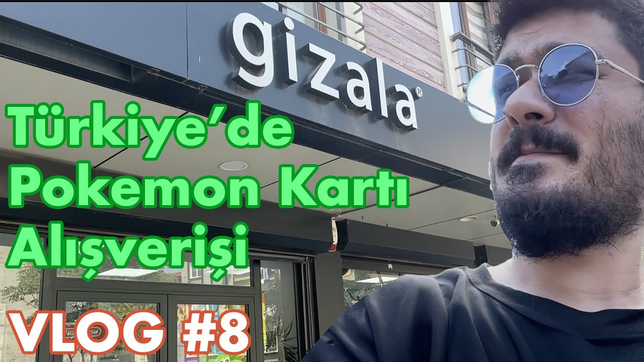 Gizala Pokemon Kartı Alışverişi - Türkiyede orjinal pokemon kartı satan mağazalar 1 - VLOG #8