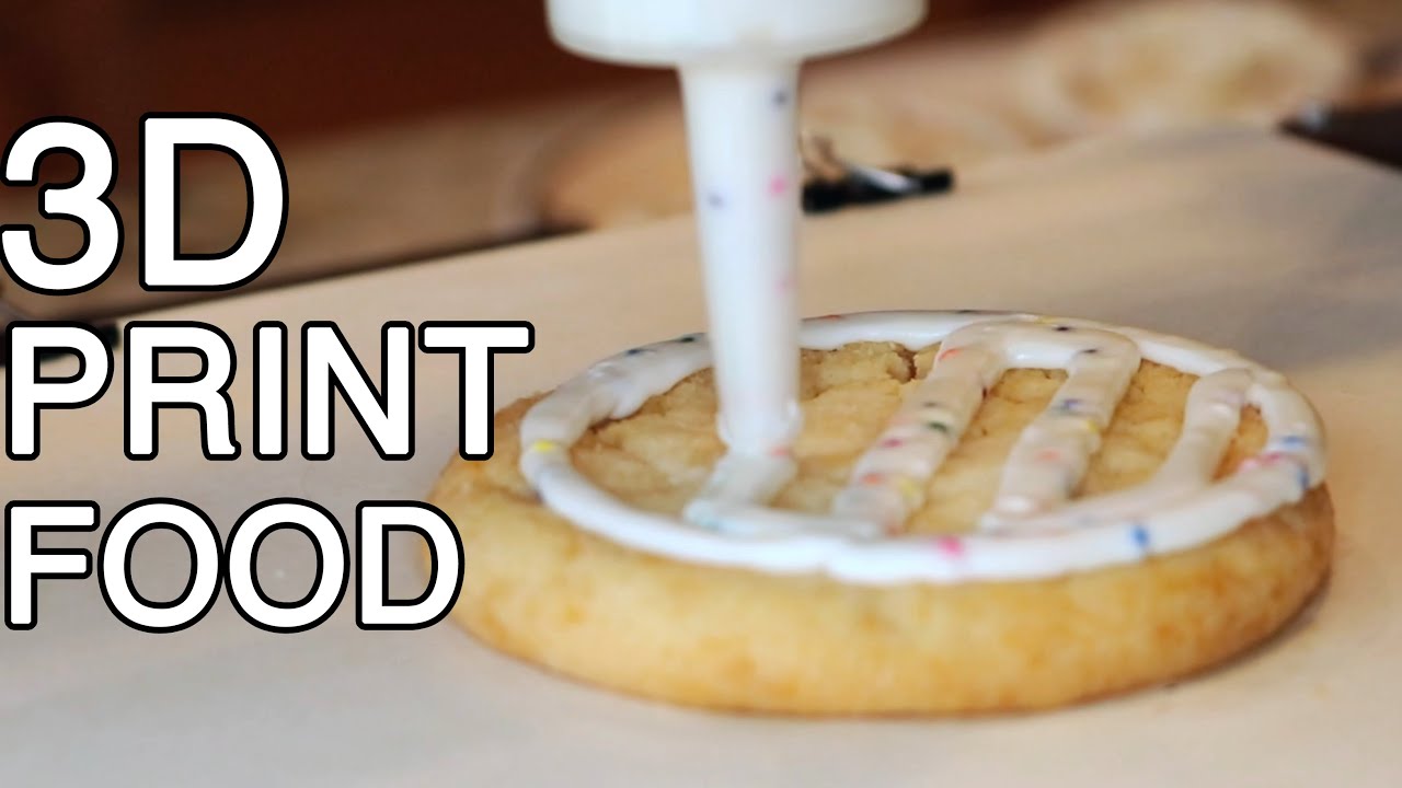 3D Printing Frosting, Peanut Butter, and Jelly - Syringe Extruder