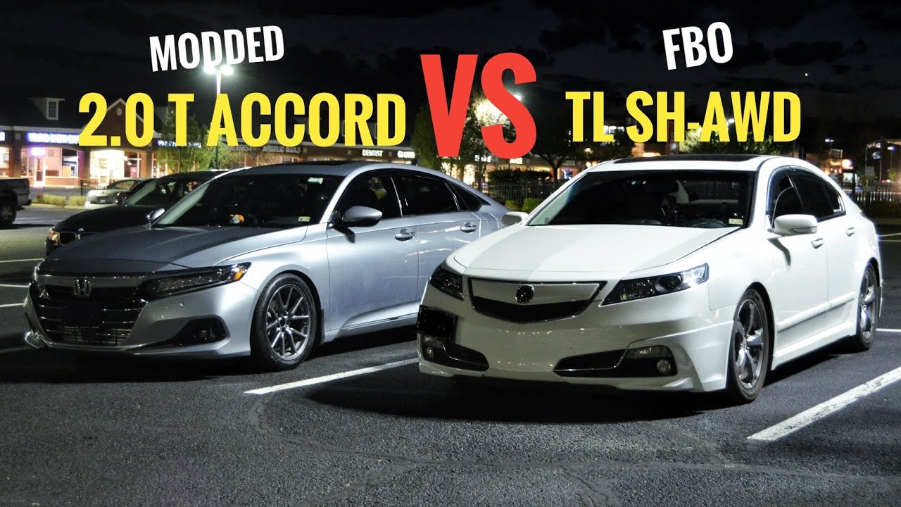 Accord 2.0T Tuned Vs TL SH-awd FBO @Qius_Cars