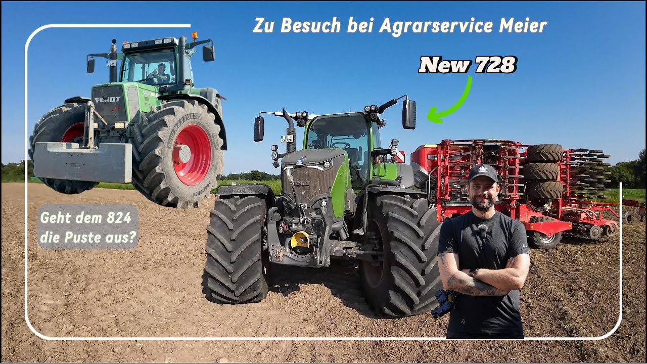 Fendt Favorit 824 am Limit? | Besuch bei Agrarservice Meier *728 Vario* | tractorbook Vlog #12