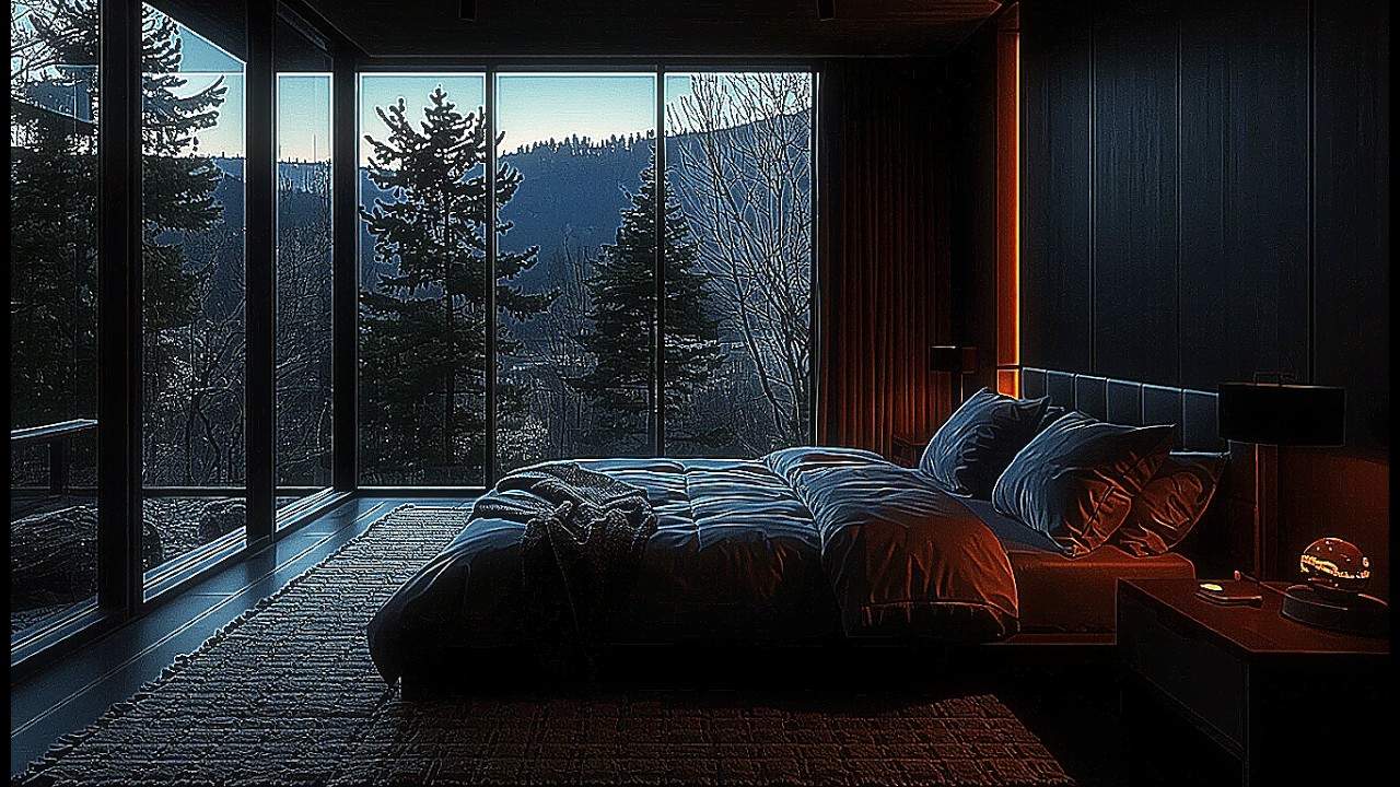 Minimalist Dark Cozy Bedroom for Calm Nights