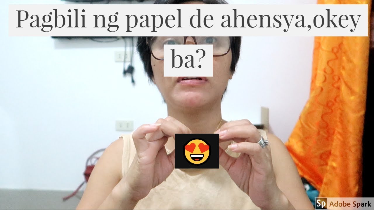Paano ang sistema sa pagbili ng Papel de ahensya?
