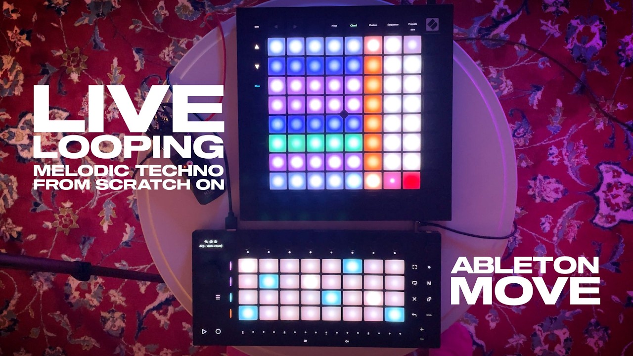 Winter Warmers | Melodic Techno from scratch with Ableton Move Live Looping + Novation Launchpad Pro
