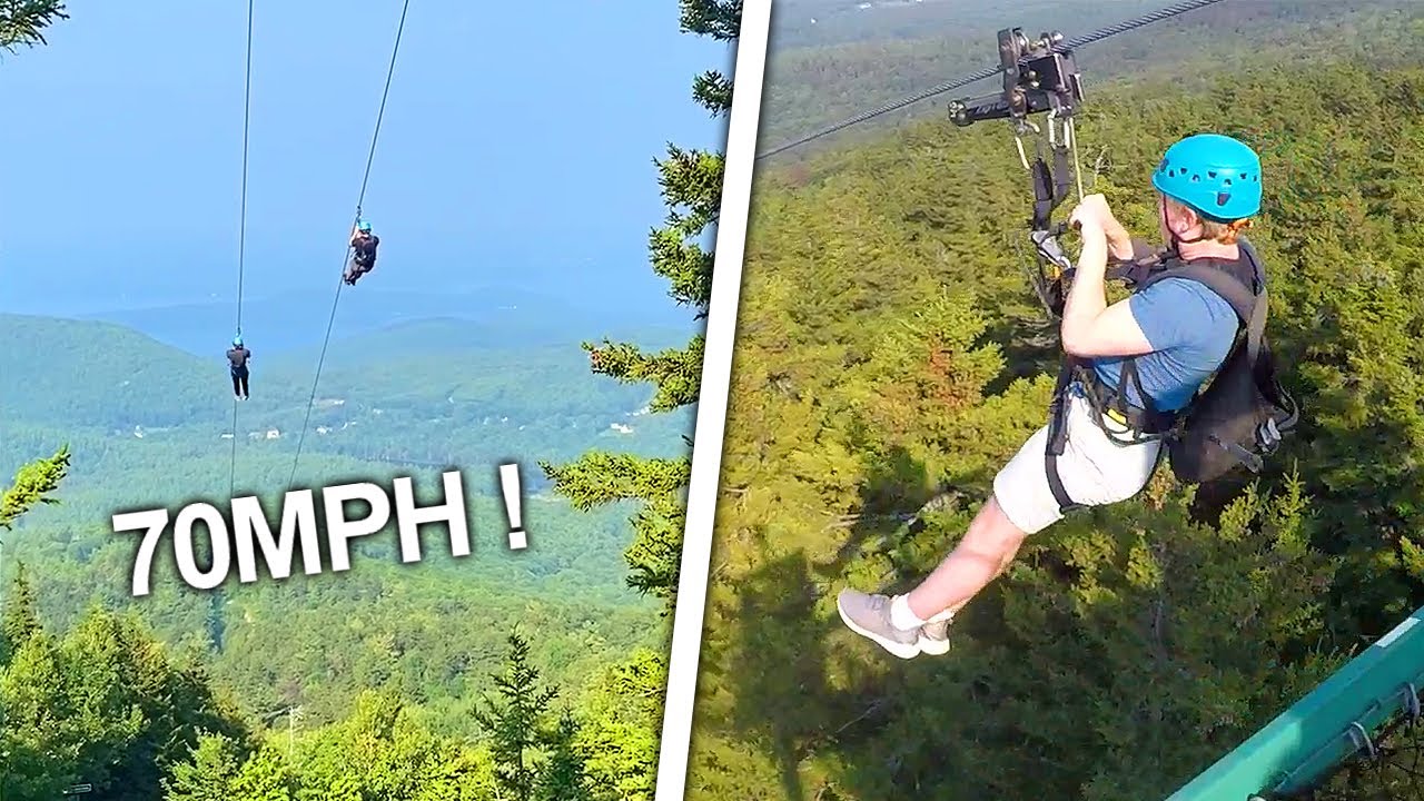 Zipline Tour - Gunstock Mountain Resort in Gilford, New Hampshire