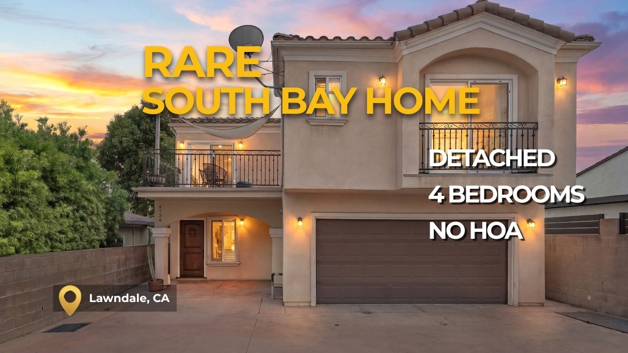 Rare Detached South Bay Home Tour | 4 Bedrooms, No HOA, Lawndale CA