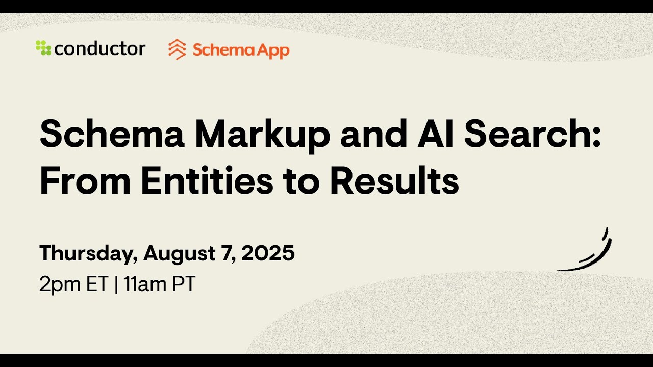 Schema Markup and AI Search: From Entities to Results
