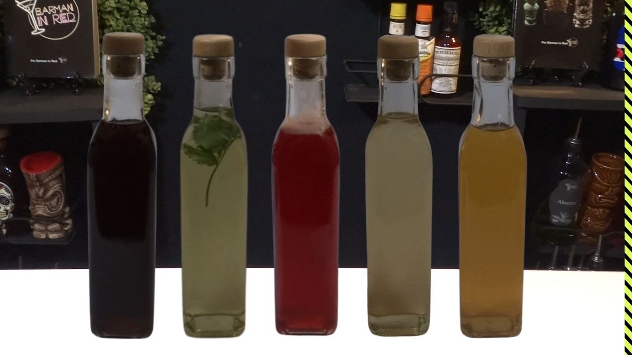 5 JARABES CASEROS - VIDEO 5 - PARA BEBIDAS Y COCTELES