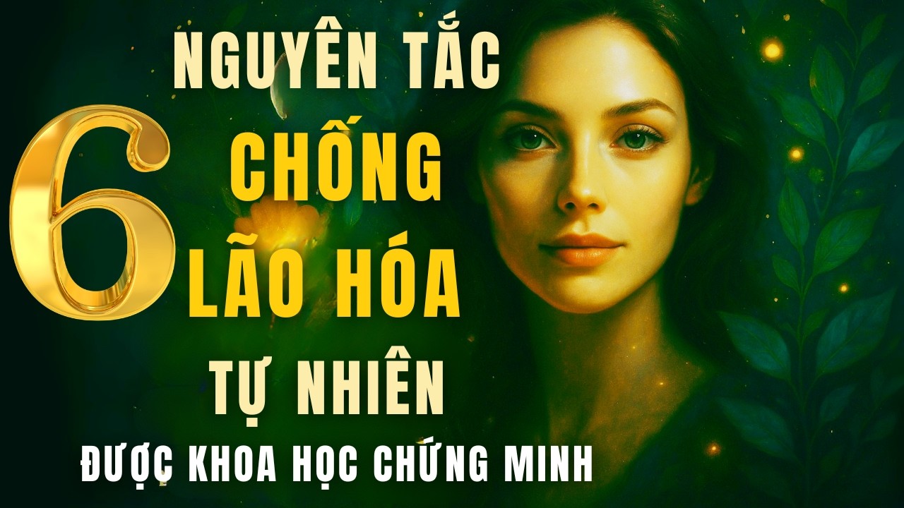 6 NGUYÊN TẮC CHỐNG LÃO HÓA TỰ NHIÊN – ĐƯỢC KHOA HỌC HIỆN ĐẠI CHỨNG MINH