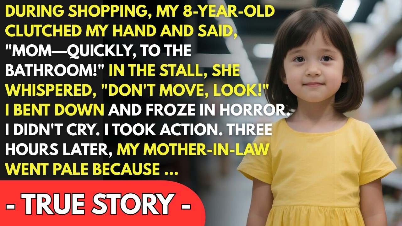 “Shh! Don’t move, look!” my daughter whispered  I bent down and FROZE  Soon, my mother in law…
