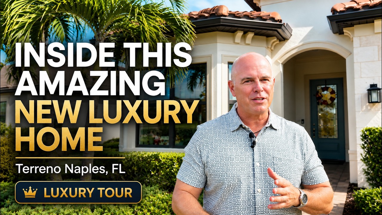Inside This Amazing New Luxury Construction Home in Terreno Naples, FL | Tour