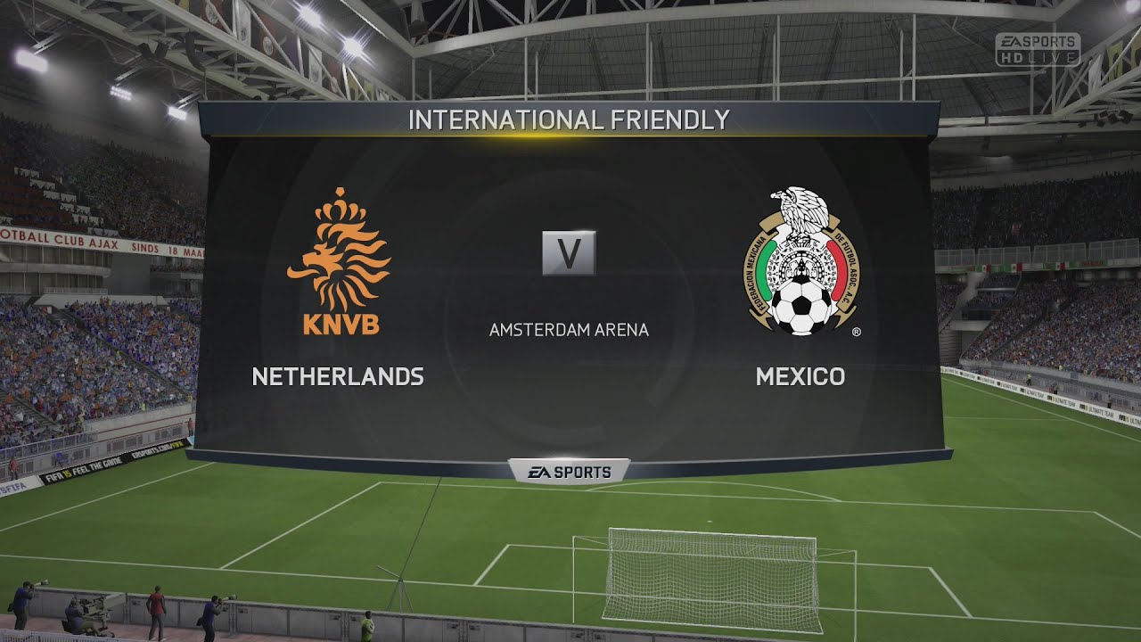 (PS4) FIFA 15 | Netherlands vs Mexico - Next-Gen Full Gameplay (1080p HD)
