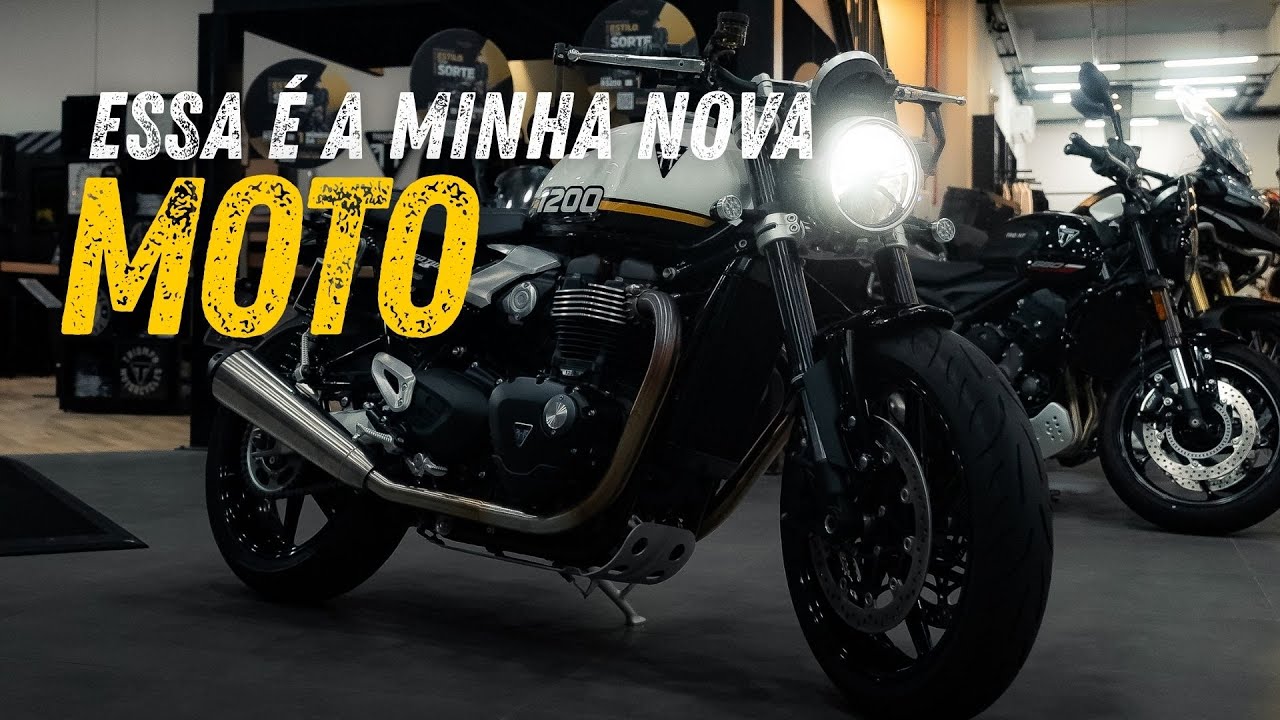 ESSA É A MINHA NOVA MOTO | SPEED TWIN 1200