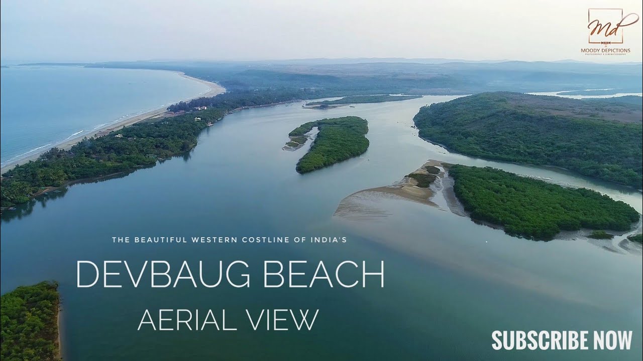 Devbaug Beach Aerial View | Tarkarli, Maharashtra | DJI Phantom 4 Adv Plus 4K UHD