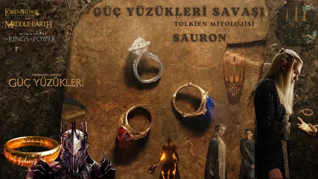 Güç Yüzükleri Öfke Savaşı -ORTA DÜNYA -  Sauron'un Zekası - Tolkien Mitolojisi