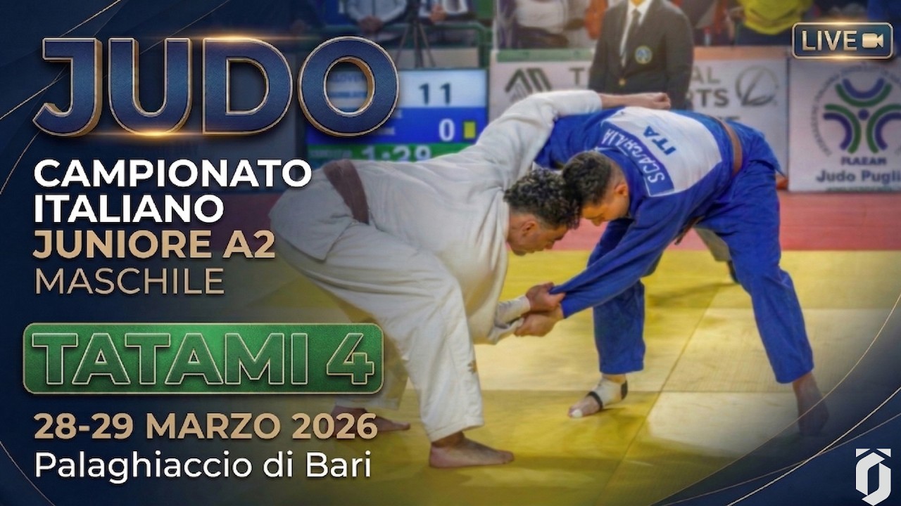 JUDO - CAMPIONATO ITALIANO JUNIORES A2  2026 - Maschile - Tatami 4