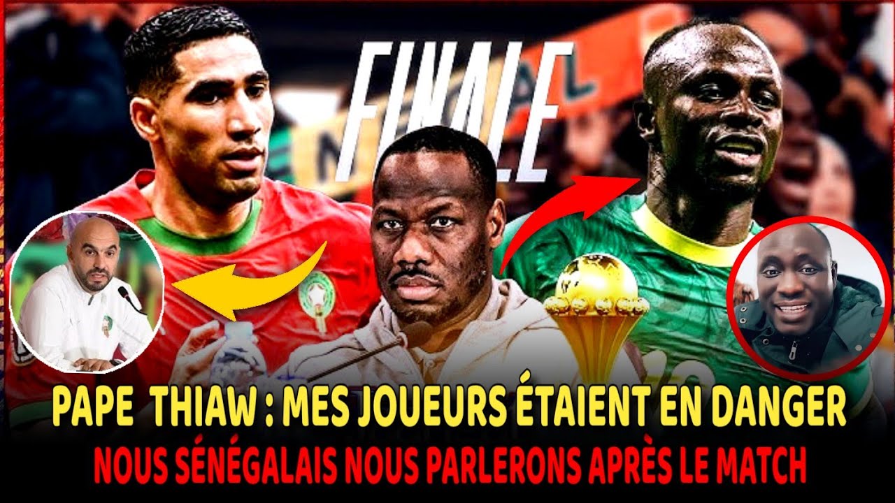 Info Sport⚽PAPE  THIAW:MES JOUEURS ÉTAIENT EN DANGER NOUS SÉNÉGALAIS, NOUS PARLERONS APRÈS LE MATCH