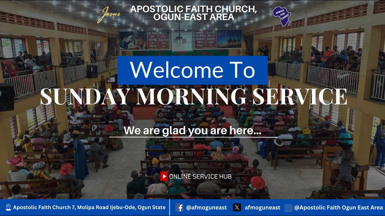 Morning Devotional Service. 08-02-2026. Apostolic Faith Ogun East Area.