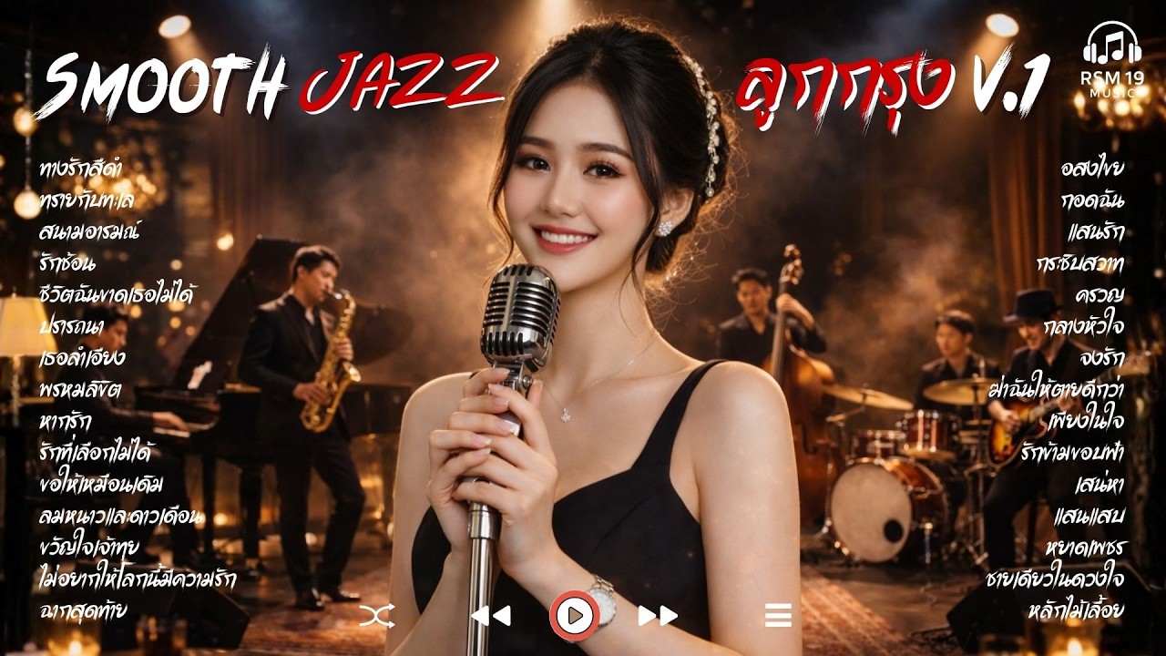 รวมเพลง Smooth Jazz 🎷 ลูกกรุง V.1 | โรแมนติกเหนือกาลเวลา