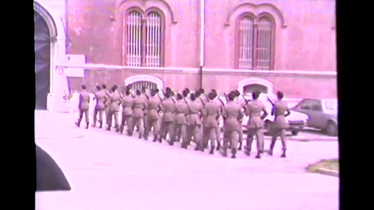 Vercelli 1982 | Cerimonia di commemorazione al monumento al generale Bava di Piazza Cugnolio