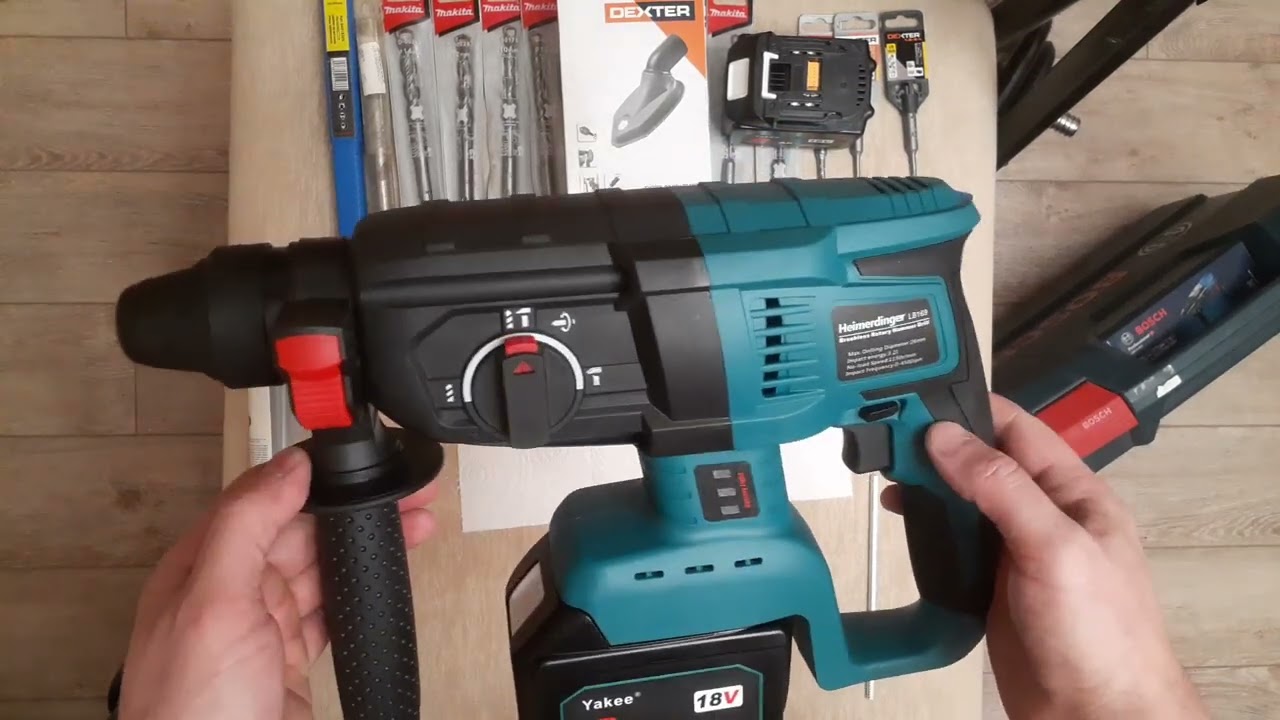 Обзор бесщеточного перфоратора Heimerdinger LB169 под аккумуляторы Makita 18v