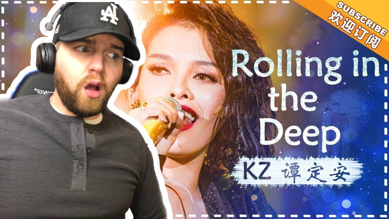 [American Ghostwriter] Reacts to: KZ Tandingan- Rolling in the Deep - “Singer2018”She is so talented