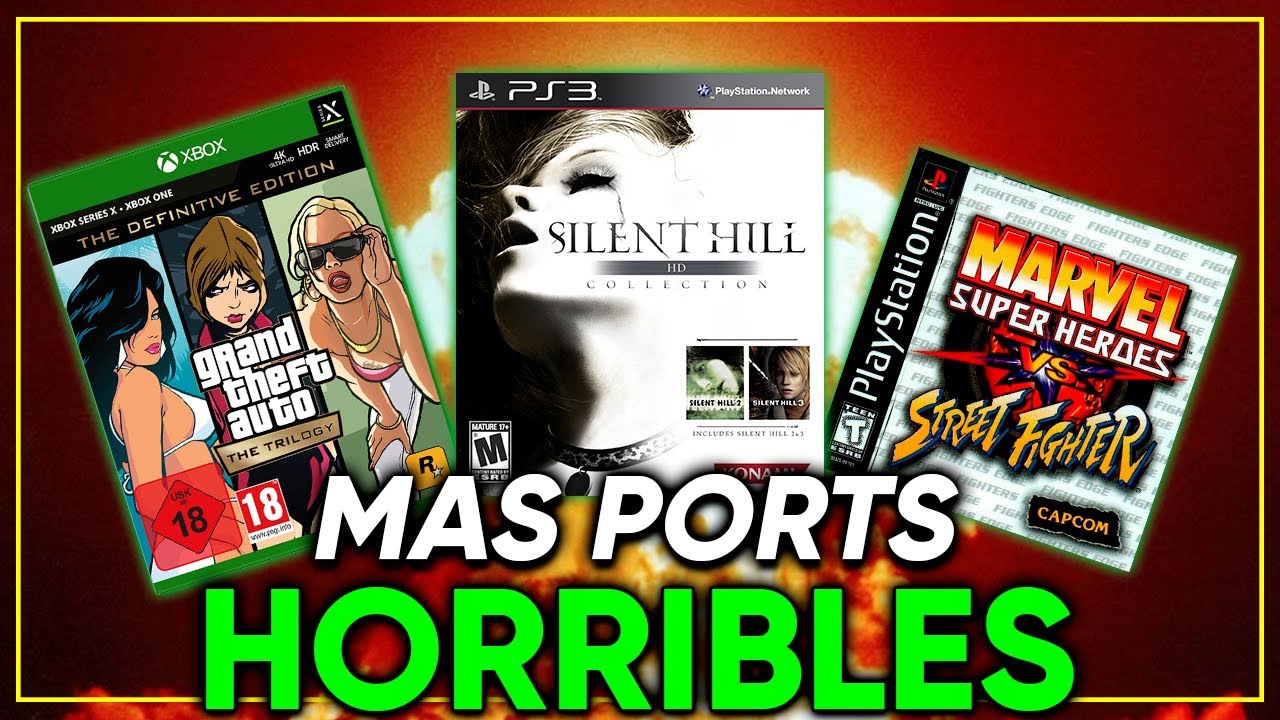 7 PEORES PORTS en la HISTORIA de los VIDEOJUEGOS