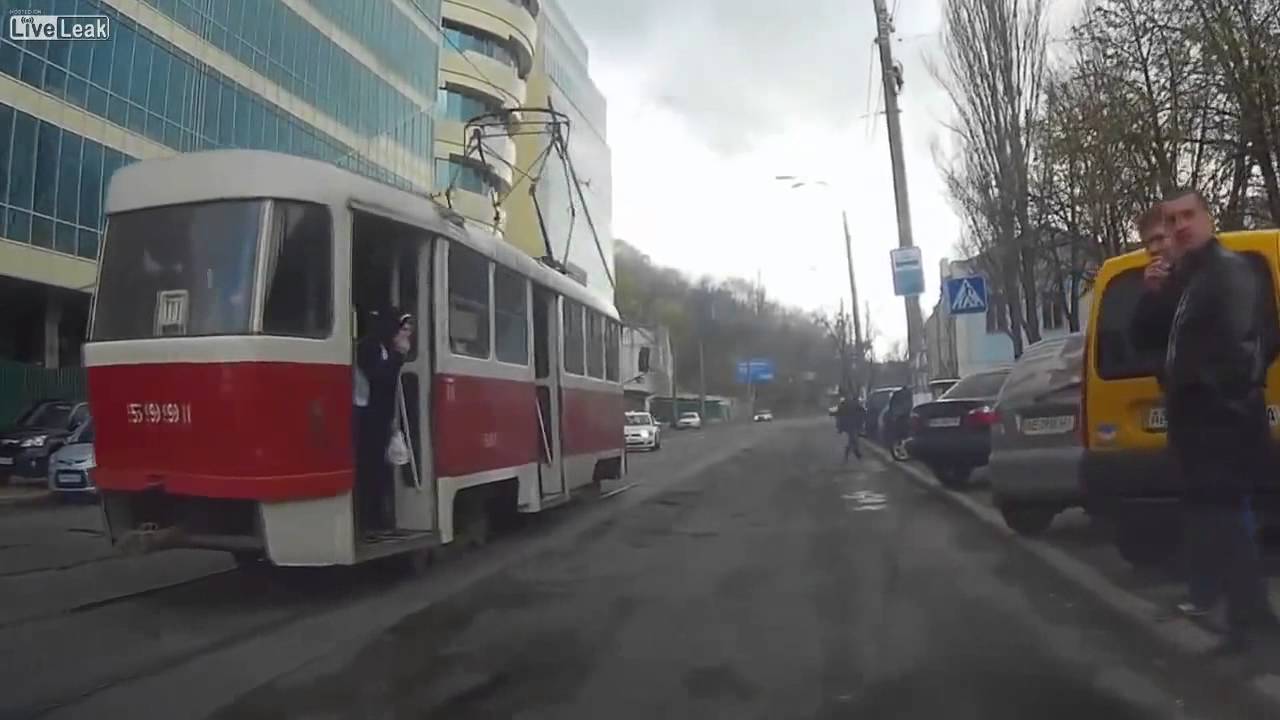 Anti-smoking tram .....