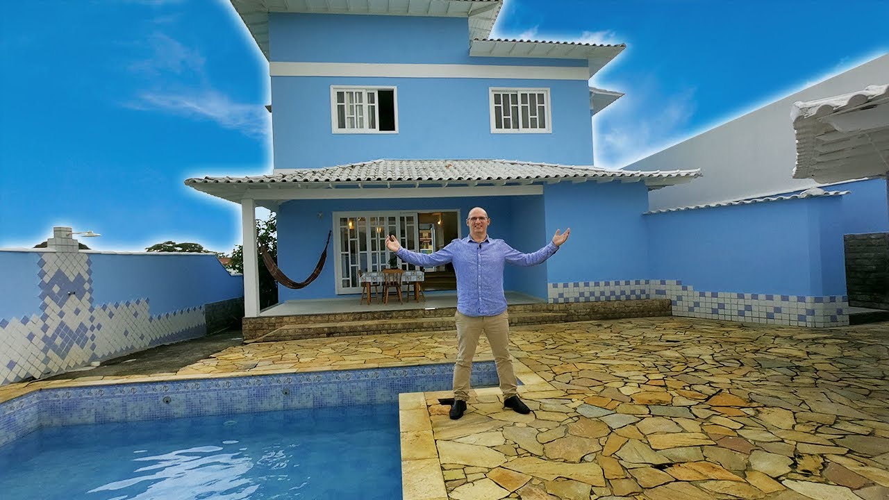 EITA!!! CASA COM 5 QUARTOS E UM QUINTAL MUITO GRANDE COM PISCINA |  ARARUAMA RJ - REGIÃO DOS LAGOS
