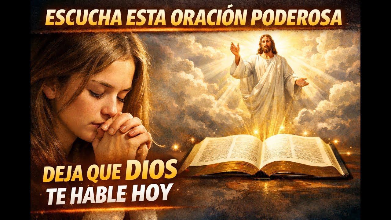 Escucha esta oración poderosa y deja que Dios hable contigo hoy.