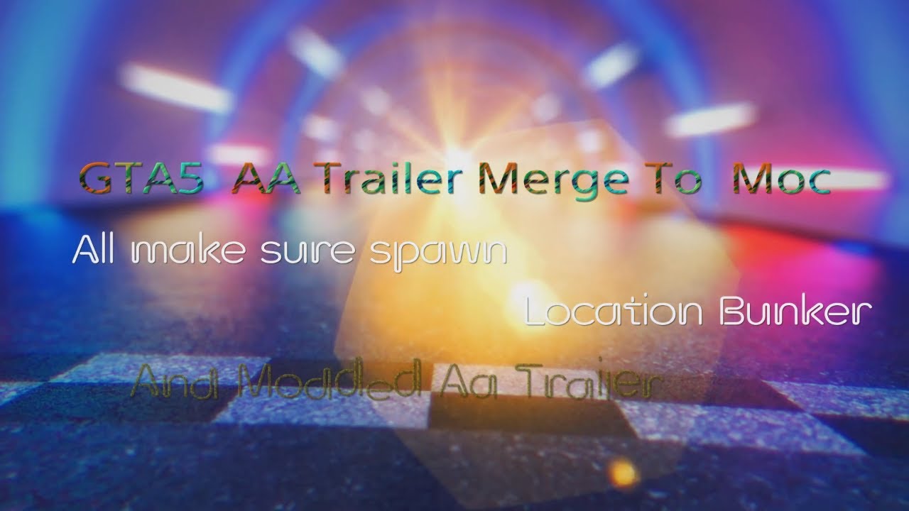 MERGE AA TRAILER ONTO MOC GTA 5 ONLINE #xboxseriesx  #ps4  #pc