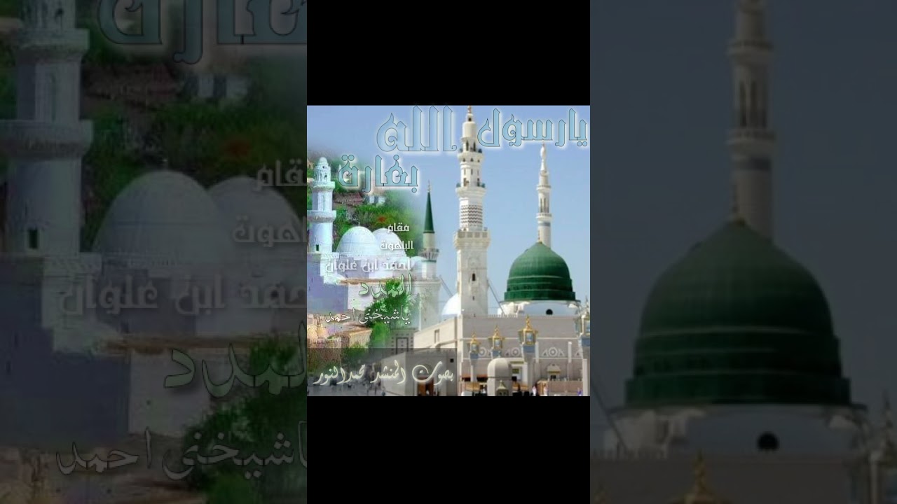 قصيدة  يارسول الله بغاره كل كربه تنجلي   بصوت المنشد محمد النور