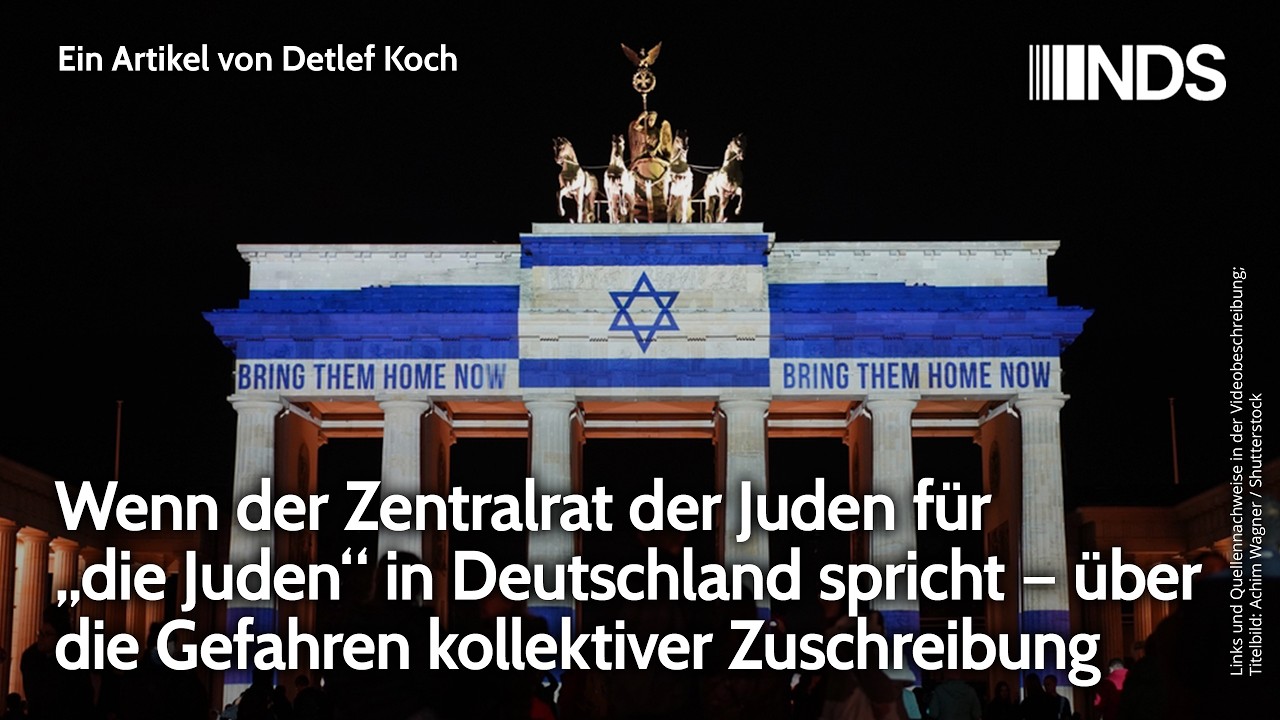 Wenn der Zentralrat der Juden für „die Juden“ in DE spricht – über Gefahren kollektiver Zuschreibung