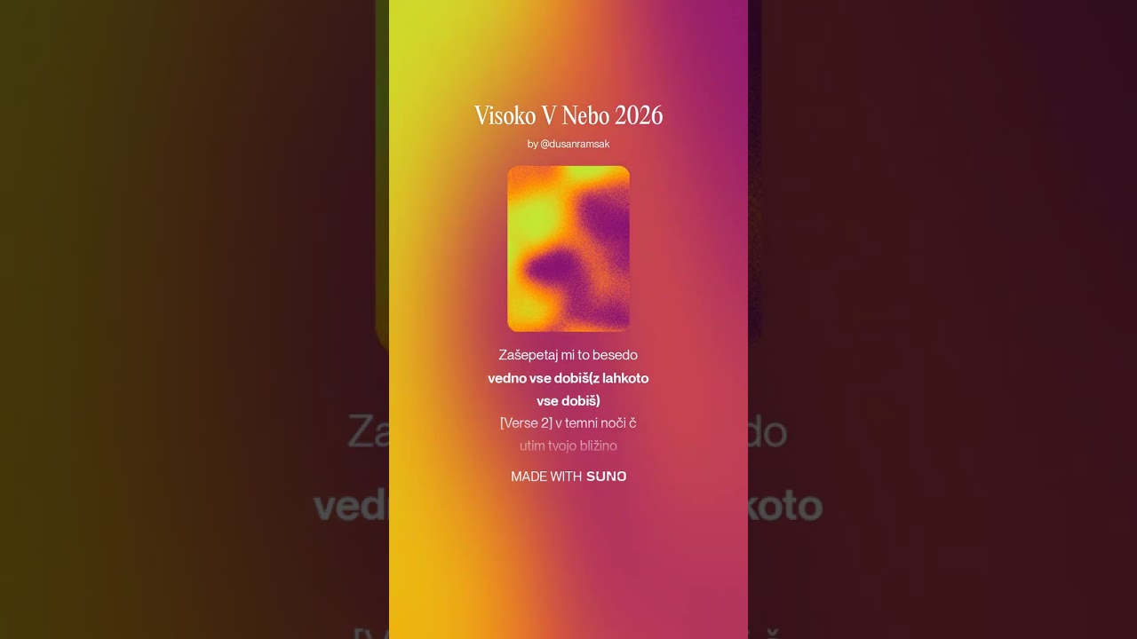 Visoko V Nebo 2026
