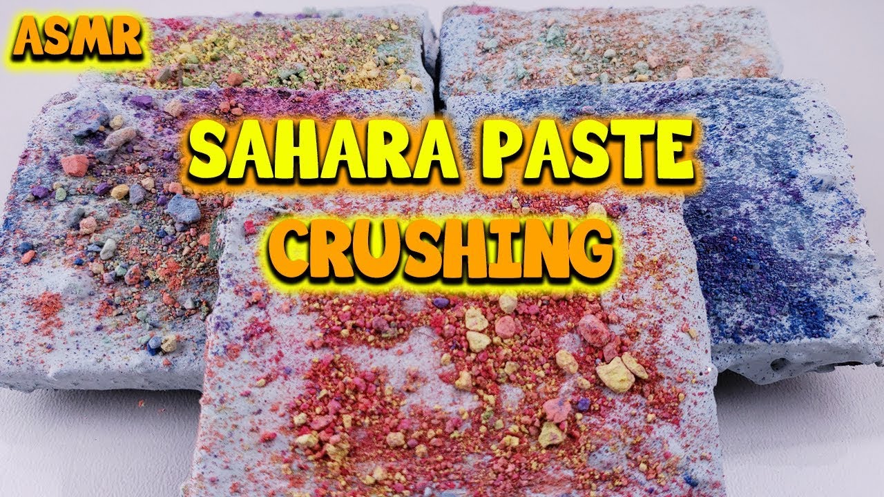 ASMR Satisfying Sahara Paste Floral Foam Crushing - Relaxing ASMR Sleep