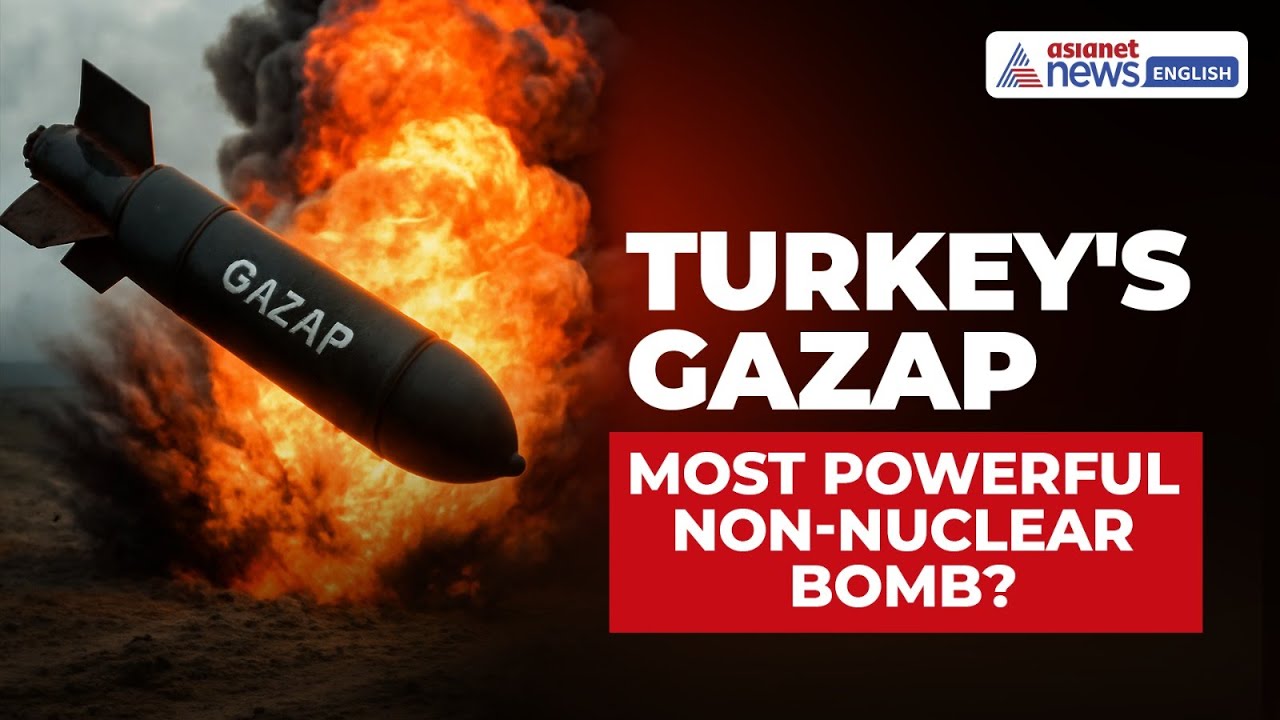 Turkey's 970kg Gazap Bomb: World's Most Powerful Non-Nuclear Bomb?