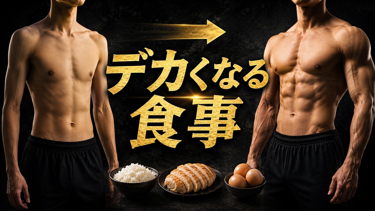 筋肉がデカくなる食事の新常識【最新科学】