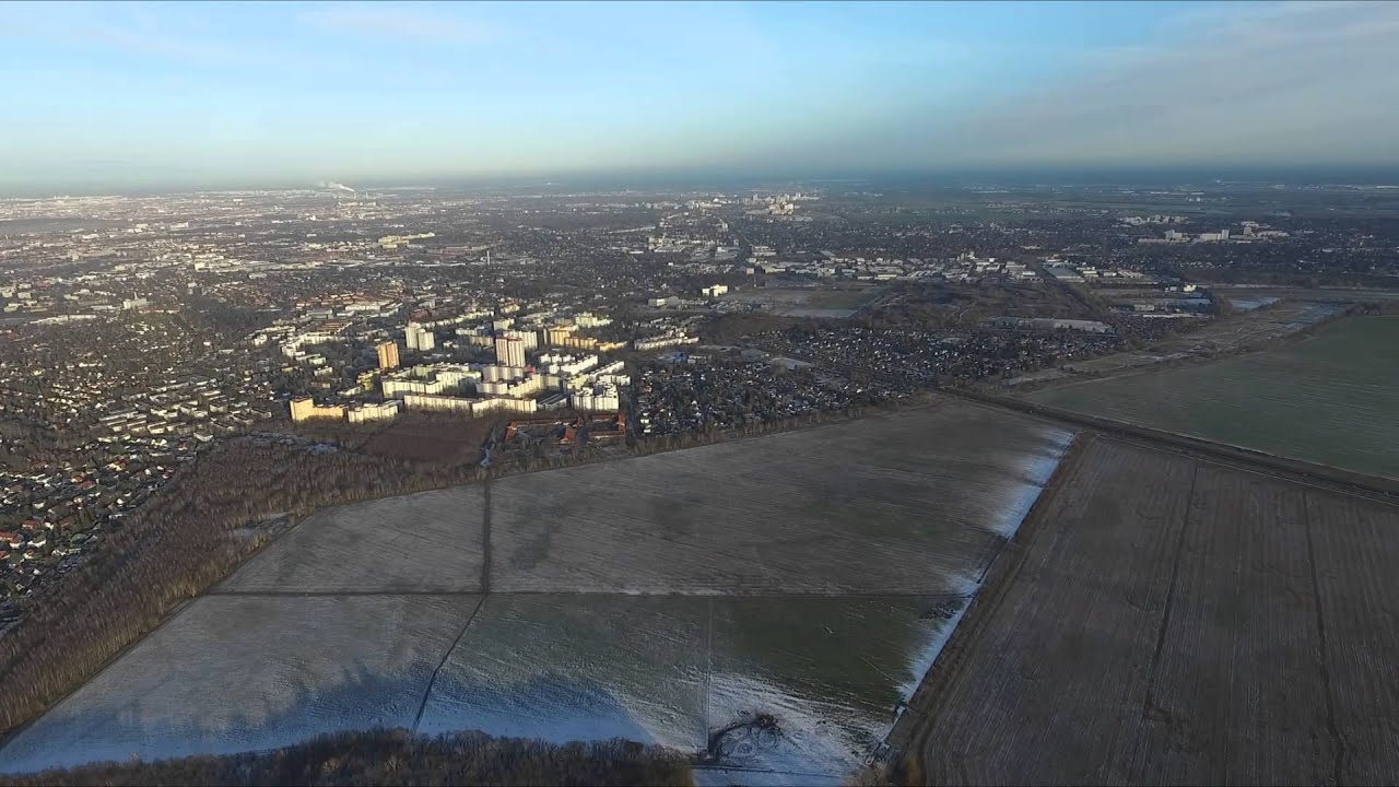 DJI Phantom 3 Professional Lichterfelde Süd Blick Richtung Berlin 9.1.2016