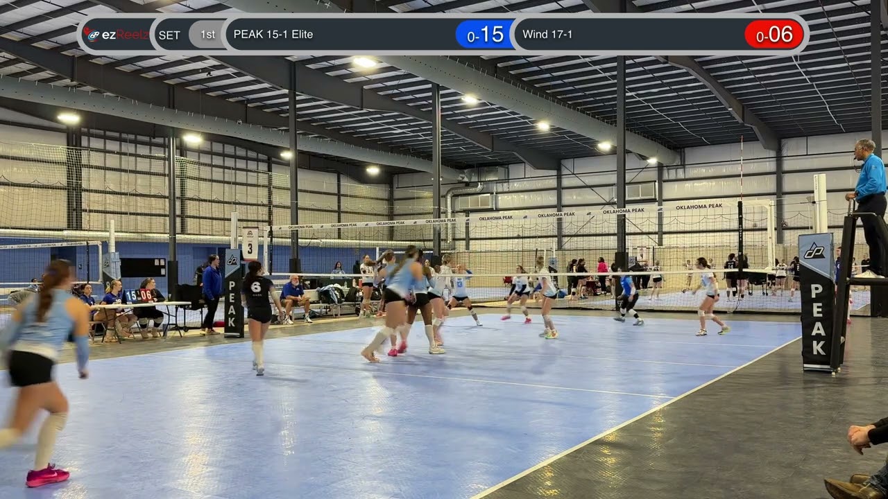 PEAK 15-1 Elite vs Wind 17-1, 2026-03-08, Day 2, Match 1, 1st Set