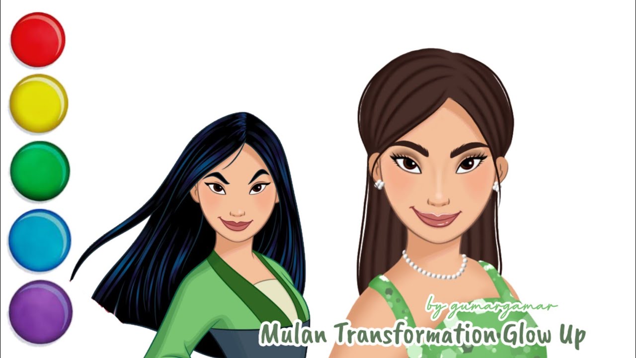 Mulan transformation glow up disney #transformation #glowup #mulandisney