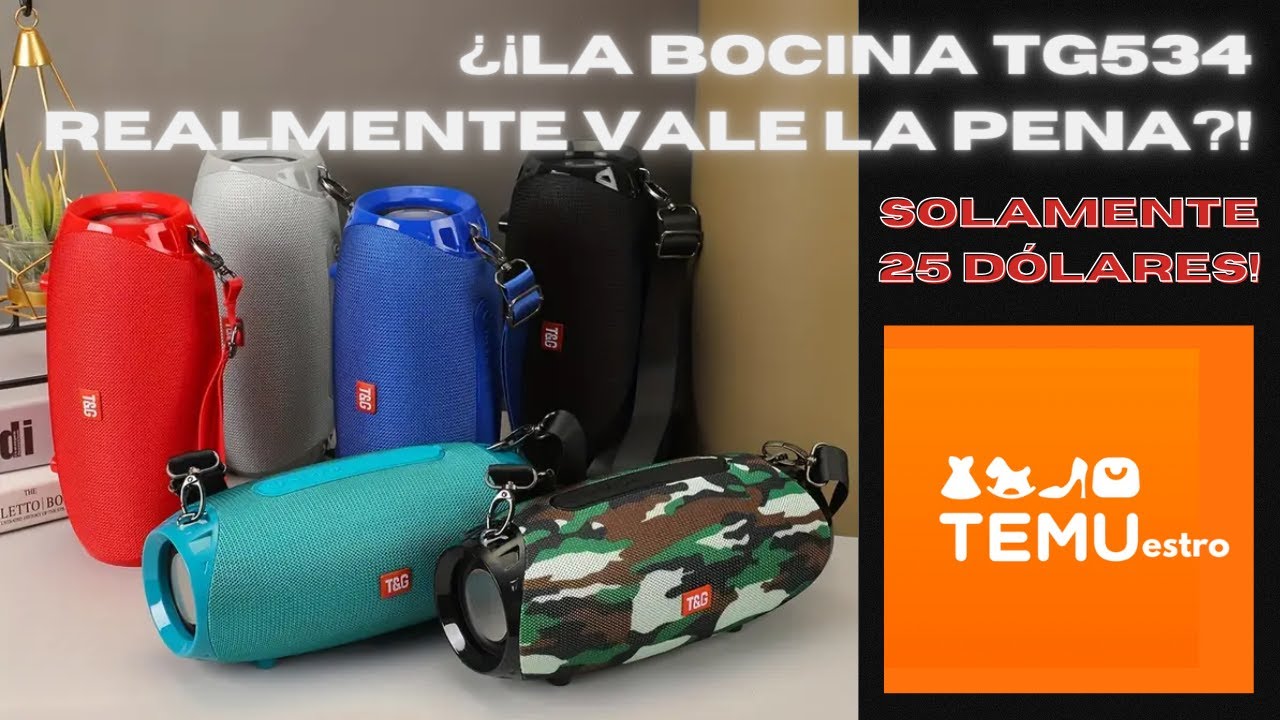 ¿¡LA BOCINA TG534 REALMENTE VALE LA PENA?! SOLAMENTE 25 DÓLARES!