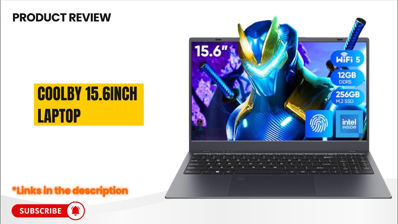 Обзор ноутбука Coolby 15,6” – Intel N95, 12 ГБ ОЗУ, 256 ГБ SSD | FHD IPS-дисплей, сканер отпечатк...