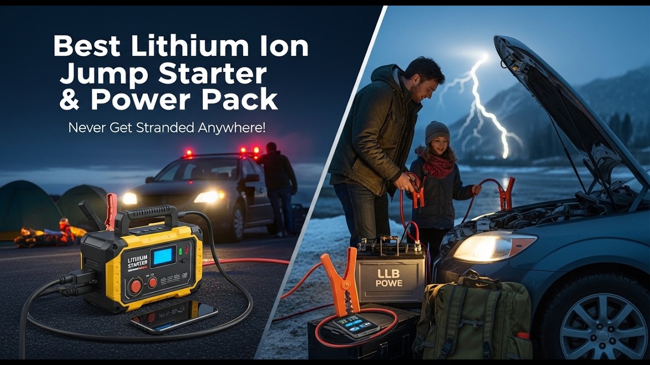 TOP 5 Best Lithium Ion Jump Starter And Power Pack | Best Lithium Ion Jump Starters for Every Driver