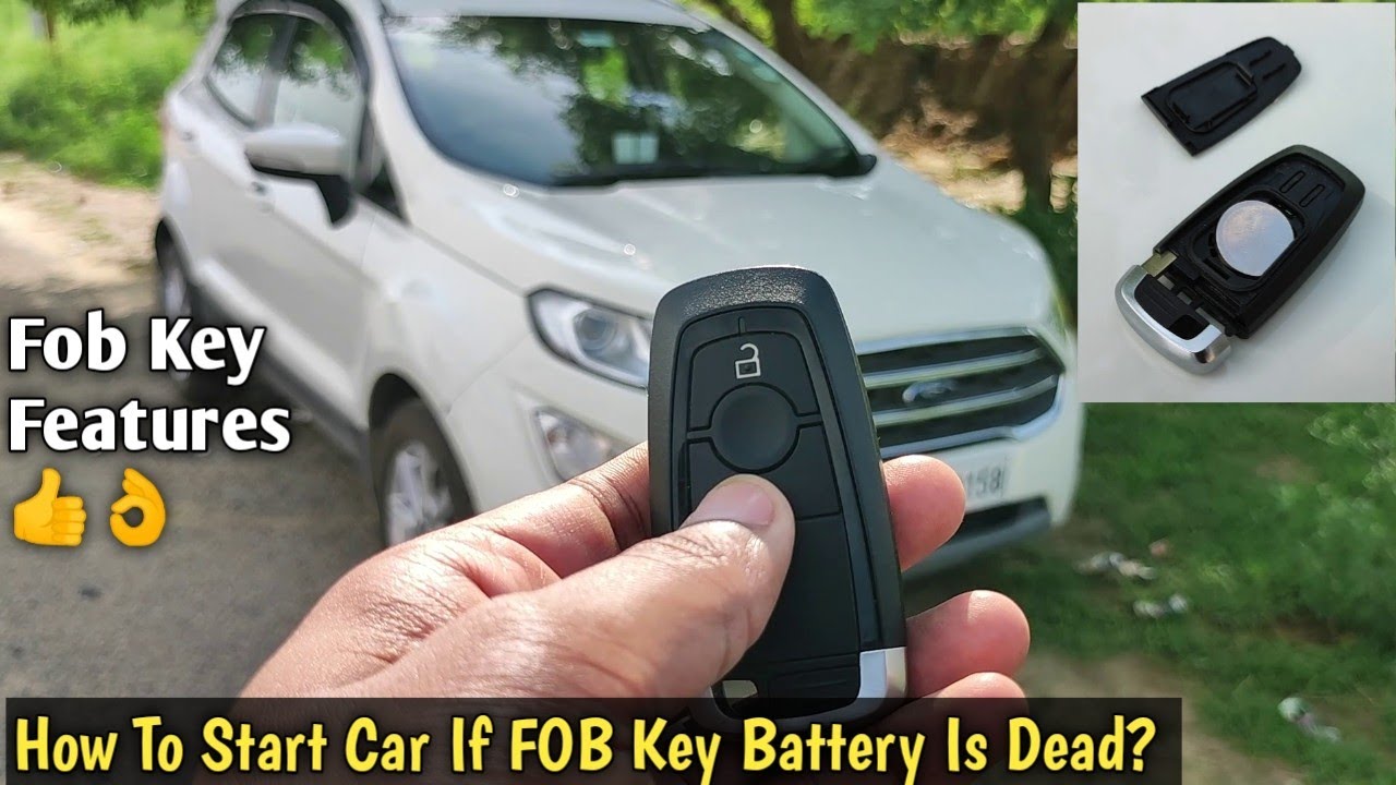 Ecosport Fob Key all Doubts Clear👍 | What to do if key battery is dead 🤔 | Door Lock, Unlock system