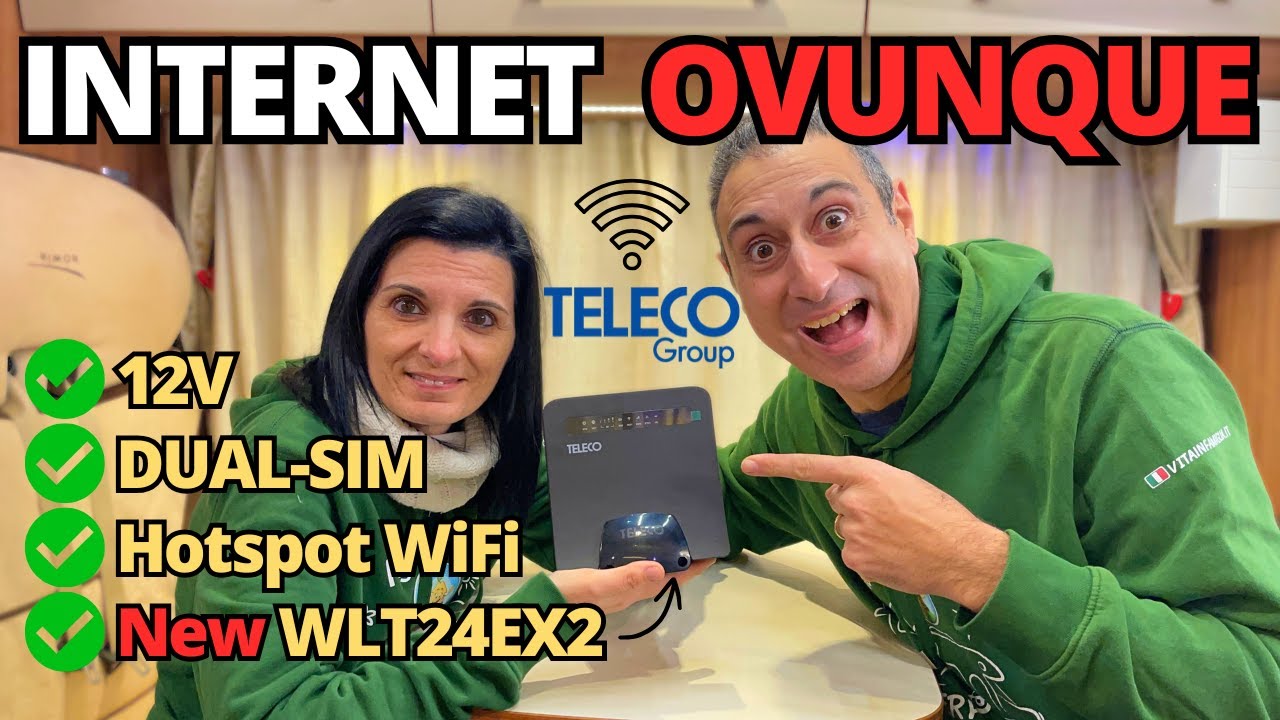 WiFi DEFINITIVO 🚐 12V Dual-SIM + ANTENNA esterna