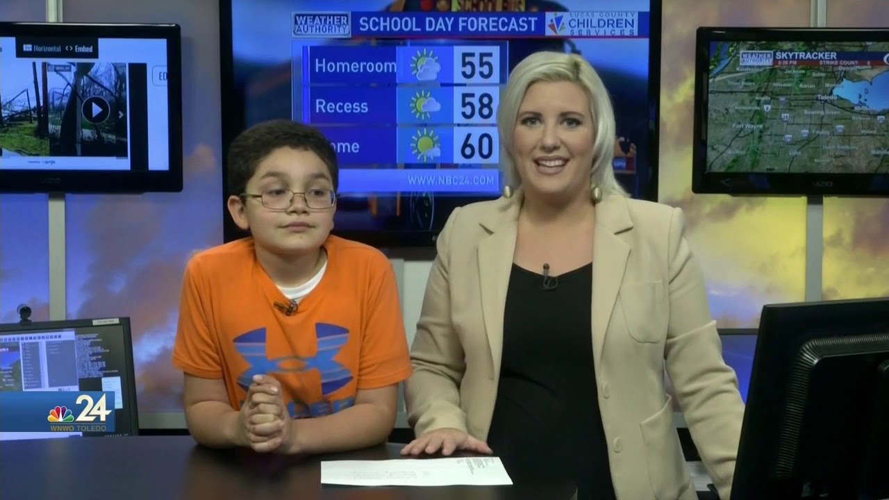 School Bus Forecast with Weather Kid Bryson