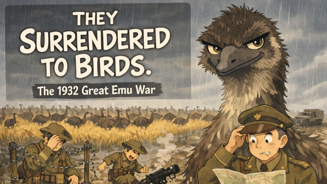 Why the Australian Army Surrendered to 20,000 Birds (The Great Emu War) | Relaxing History Talk